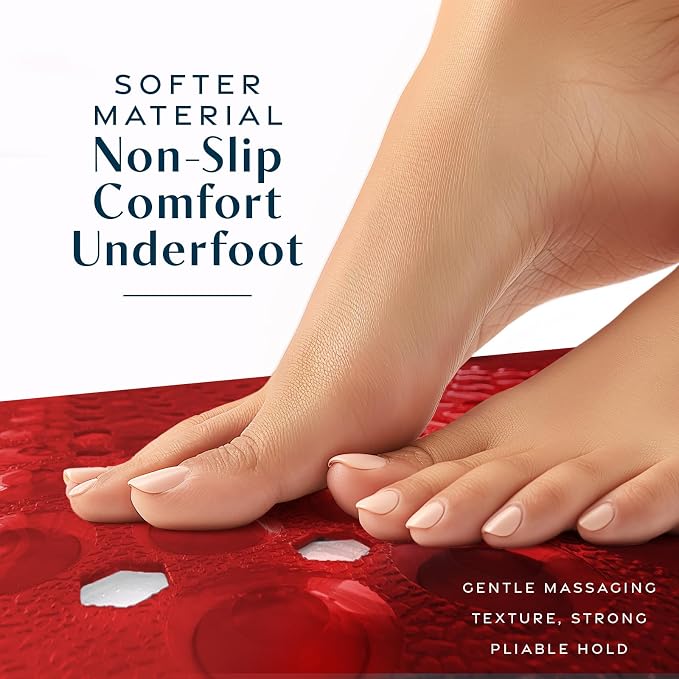 SlipX Solutions Power Grip Bathtub Safety Mat | Precision Grip Technology - Image 4