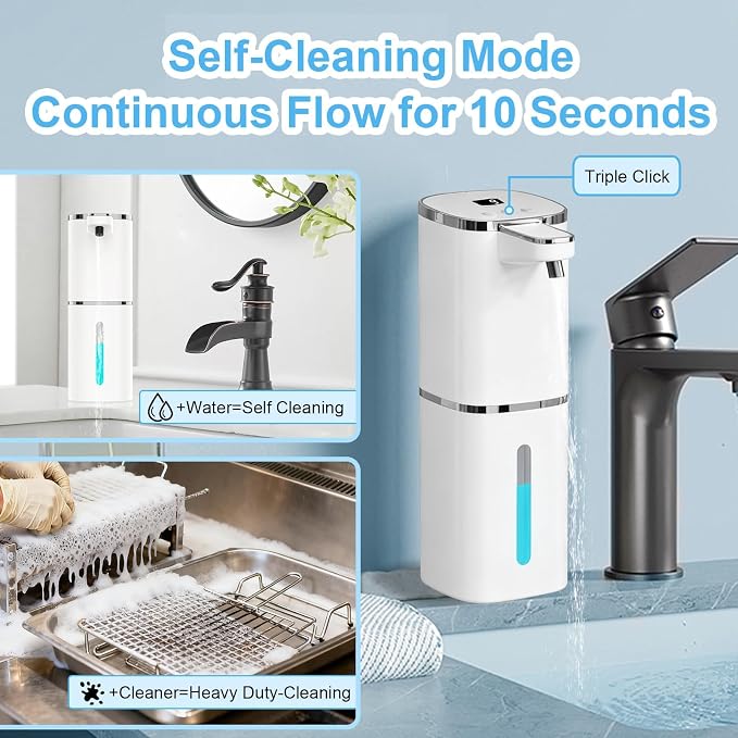 Automatic Liquid Soap Dispenser Touchless, USB Rechargeable Smart Hand Soap - Image 4