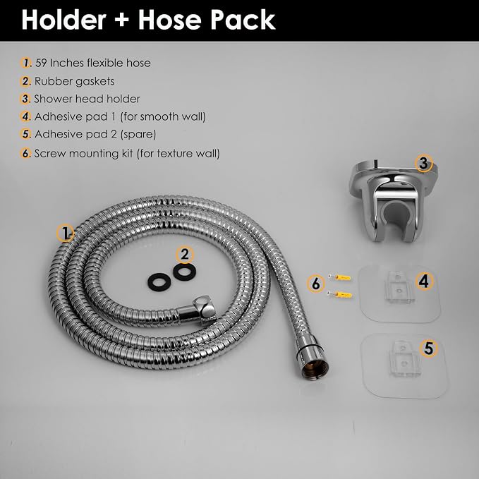 Adhesive Shower Head Holder - Image 2