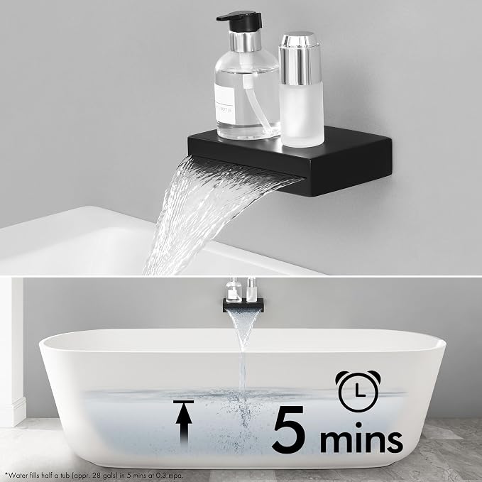 KES Tub and Shower Faucet Set Shower System - Image 6