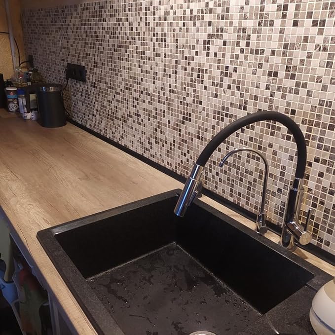 78 Inch Water Guard for Kitchen Sink，Silicone Rubber Kitchen Splash Guard - Image 4