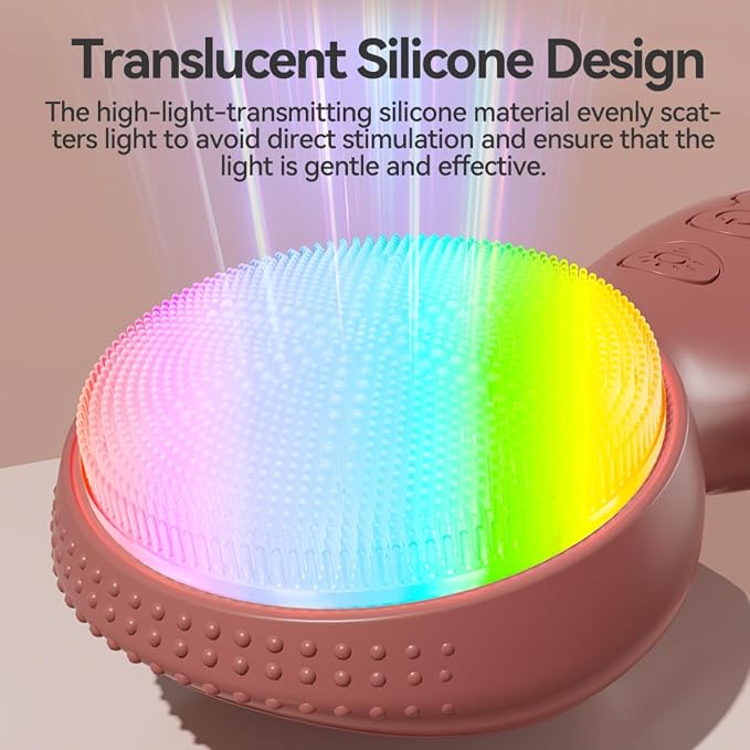 Colorful LED Silicone Face Wash Brush - Image 4