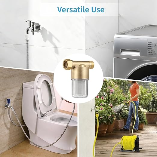 yeesport Garden Hose Sediment Filter, Inline Water Filter Washing, Machine - Image 5