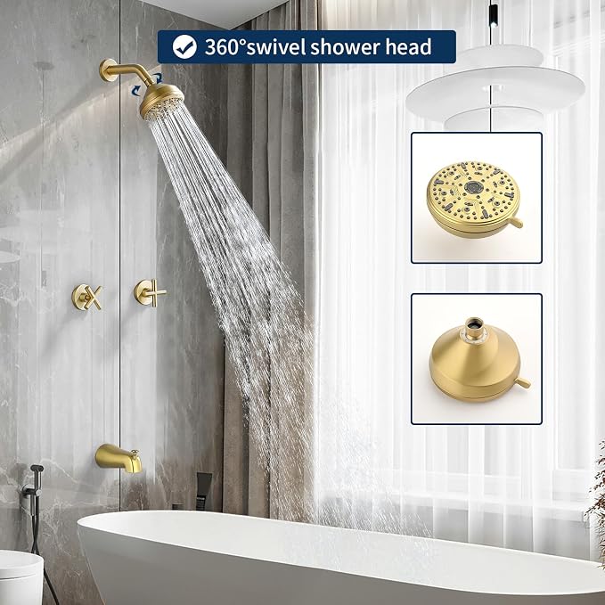 2 Handles Shower Faucet Set - Image 3
