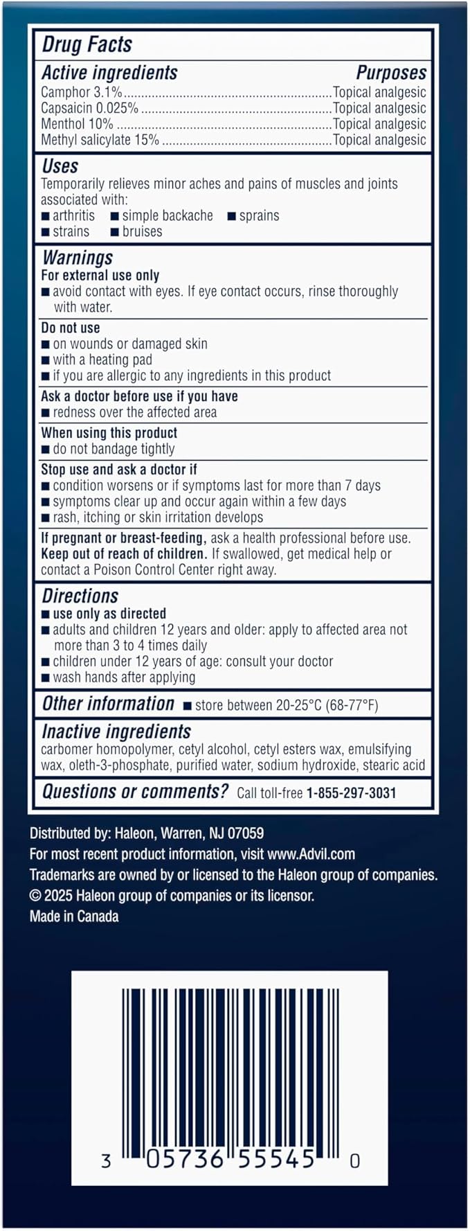 Advil Targeted Relief Pain Relieving Cream - Image 16