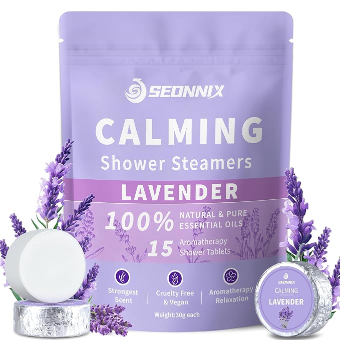 Shower Steamers Aromatherapy 15 Pack, Stress Relief & Self Care by CreateExtraordinaryEnjoyment