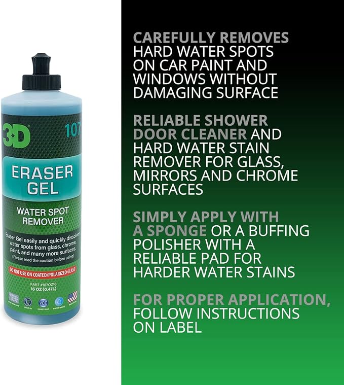 3D Eraser Gel Water Spot Remover – Acidic Gel Formula - Image 6