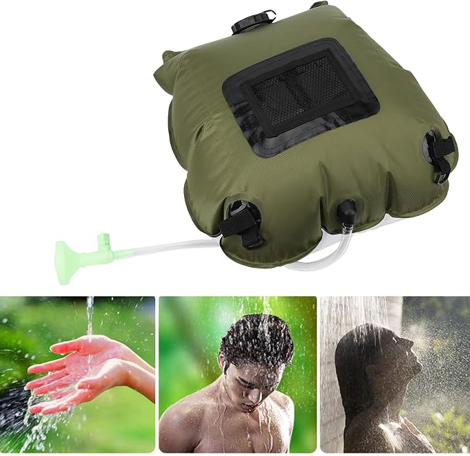 Outdoor Solar Heated Shower Bath Bag, Portable Camping Water Storage Bags - Image 5