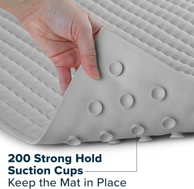 SlipX Solutions Extra Comfort Bathtub Mat Designed - Image 5