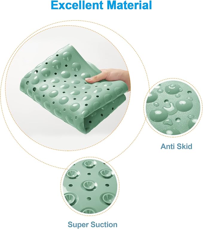 AmazerBath Shower Mat Non Slip 40 x 16 Inches, Shower Stall Mats - Image 4