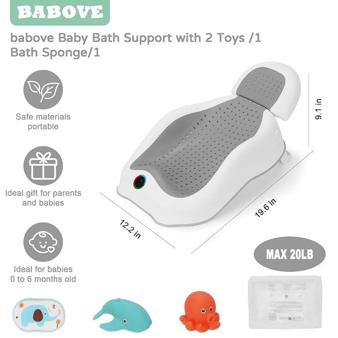 Baby Bath Support | Newborn Bathtub, Baby tubs - Image 5