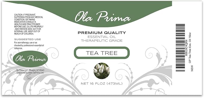 Ola Prima 16oz Tea Tree Essential Oil – Therapeutic Grade Bulk - Image 3