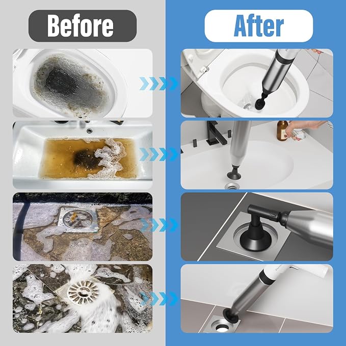 Electric Toilet Plunger, Unclog In One Shot, Remover - Image 3