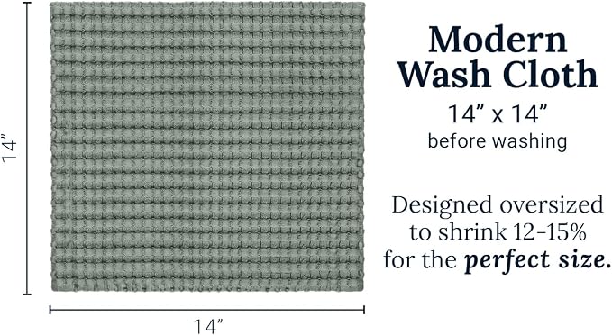 GILDEN TREE Waffle Bath Towels Wash Cloths - Image 9