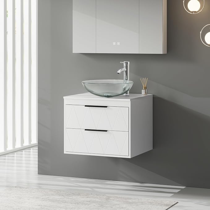 eclife 24" Floating Bathroom Vanities by eclife