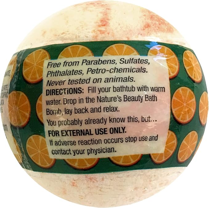 Nature's Beauty Sunshine Mandarin & Bergamot Bath Bomb Multi-Pack - Image 7