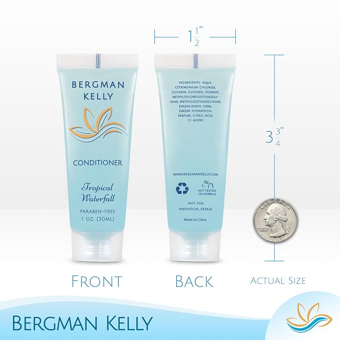 BERGMAN KELLY Hotel Toiletries Bundle 4-Piece Set: 50 Rectangular Bar Soap - Image 3