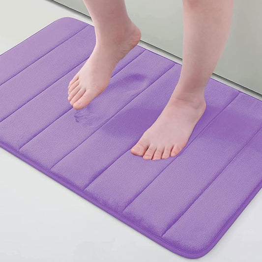 Buganda Memory Foam Bath Mat, Ultra Soft and Non-Slip Bathroom Rugs, Water by Buganda