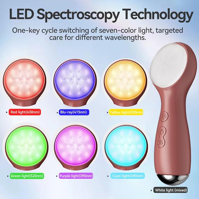 Colorful LED Silicone Face Wash Brush - Image 5