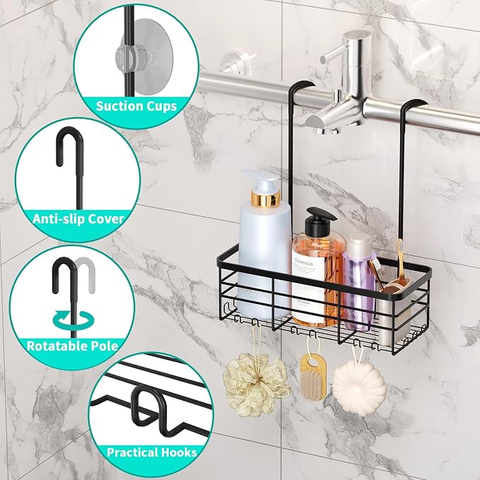HapiRm Hanging Shower Caddy Organizer - Image 2