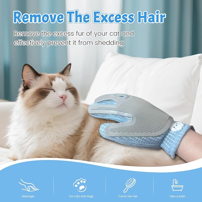 Pet Hair Removal Glove, for Dogs & Cats – Pet Hair Remover for Laundry - Image 6