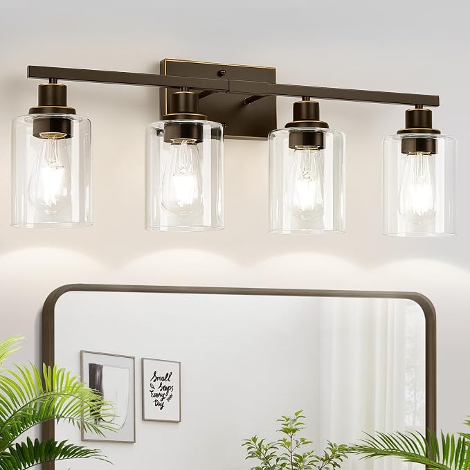 4-Light Bathroom Light Fixtures, Vanity Light by Bathroomlightfixtures