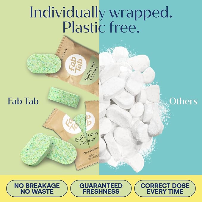Fab Tab Bathroom Cleaner, Eco-Conscious Cleaning Tablets - Image 5