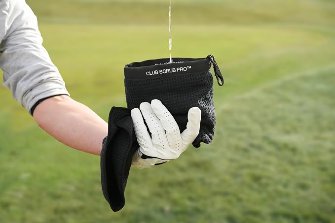 Club Scrub Towel Pro, Golf Club and Ball Cleaning Pouch - Image 9