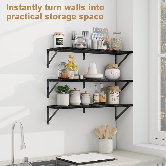 Fun Memories Floating Shelves, 32 x 8 Inches, Decorative Storage - Image 5