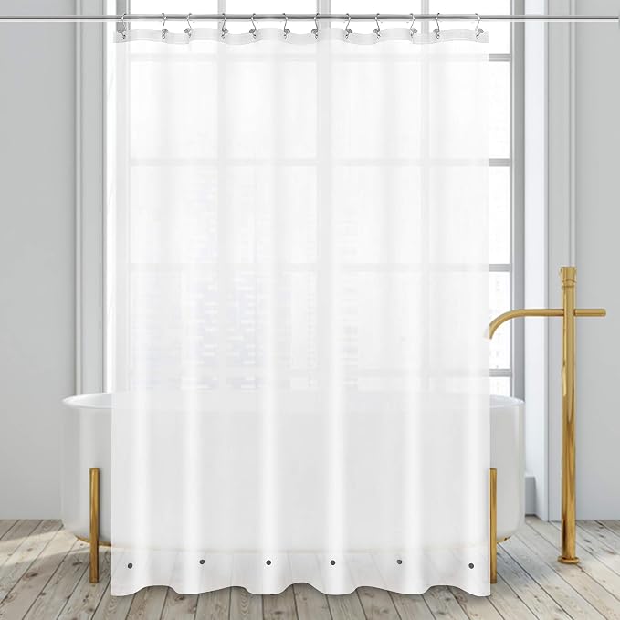 Barossa Design Extra Long Shower Curtain Liner - Image 4