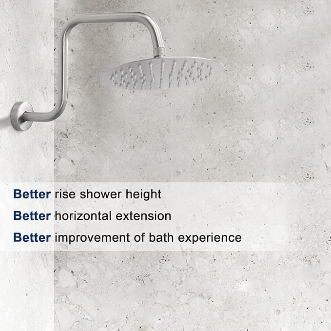 NearMoon S Shape Shower Extension Arm - Image 5