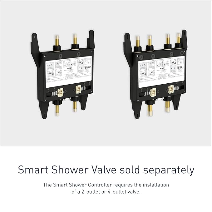 Moen Terra Beige Smart Shower 4-Outlet Digital Shower System Controller - Image 6