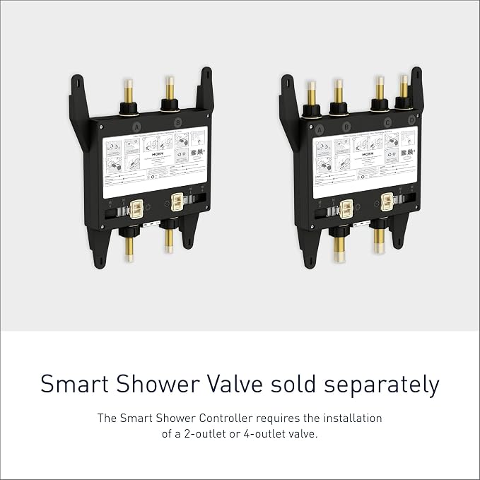 Moen Matte Black Smart Shower 4-Outlet Digital Water Controller - Image 5
