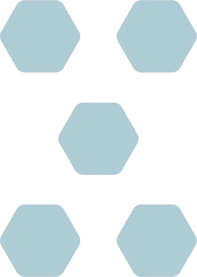 Kahuna Grip Bathtub Bath and Shower 5¼" Hexagon Non-Slip Traction Treads by KahunaGrip%E2%84%A2
