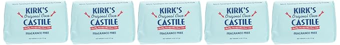 Kirk's Coco Castile Soap, Fragrance Free - Image 3