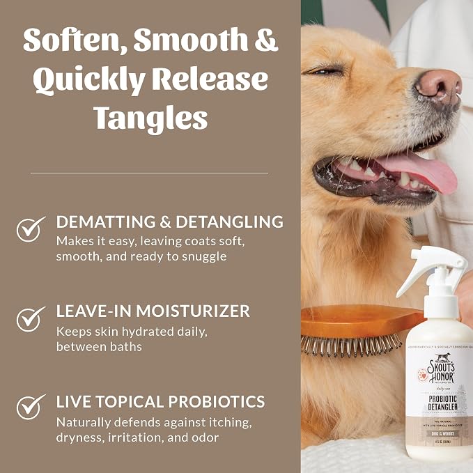 Skout's Honor Probiotic Pet Detangler Spray - Image 3