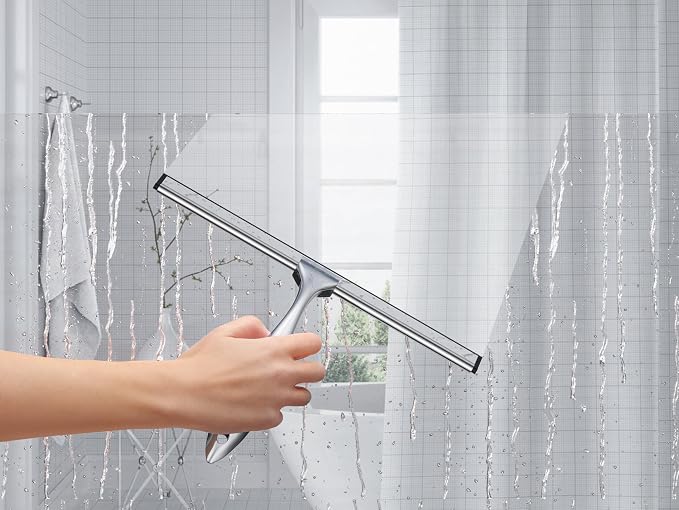 12'' Light Weight Stainless Steel Shower Squeegee - Image 7