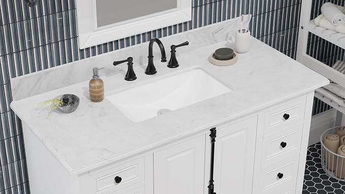 TILE & TOP Icon 48" Single Bathroom Vanity - Image 7