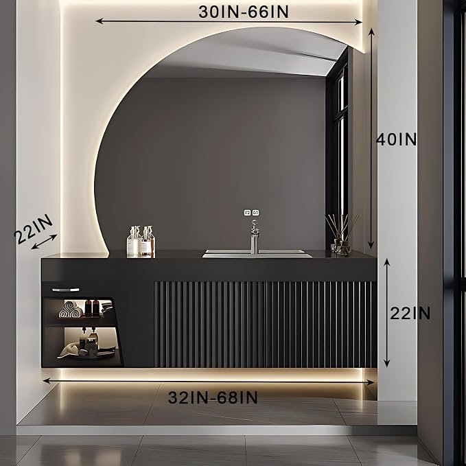 44IN Floating Bathroom Vanity - Image 2