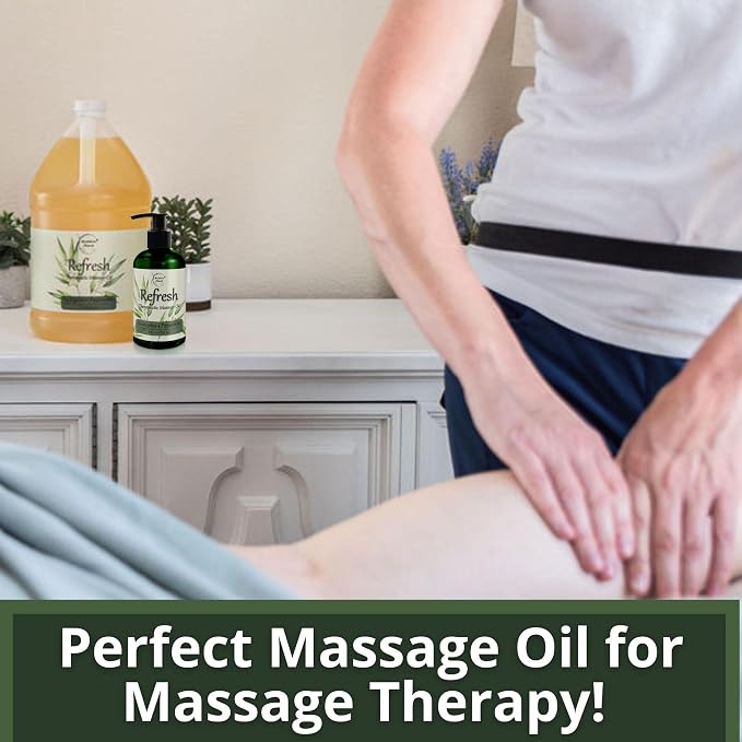 Refresh Massage Oil for Massage Therapy - Image 2