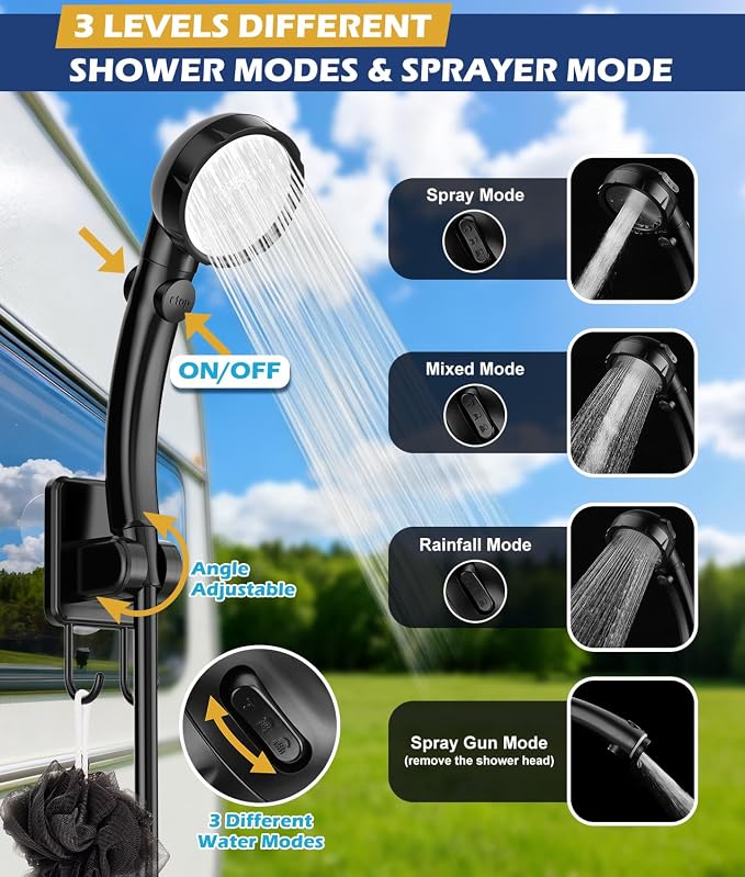 2026 Upgraded Portable Shower for Camping - Image 9