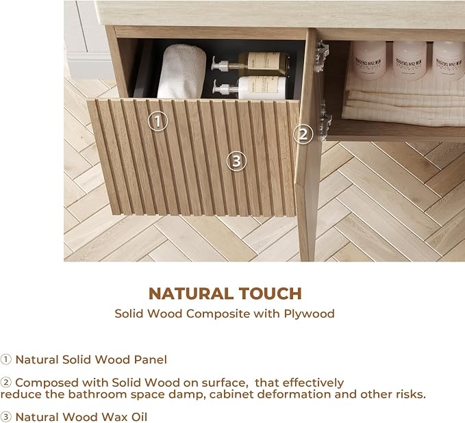 LKTART Floating 48 Inch Bathroom Vanity - Image 6