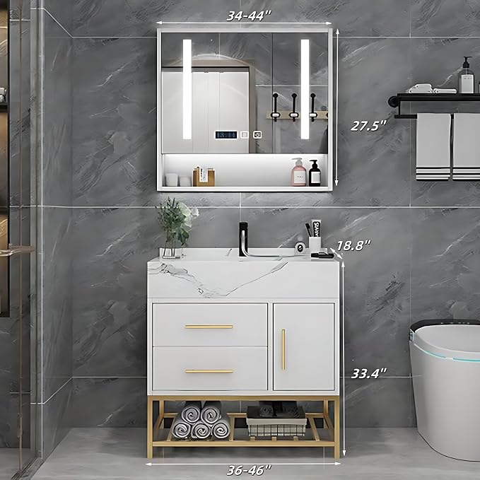 Modern 32IN Bathroom Vanity - Image 2