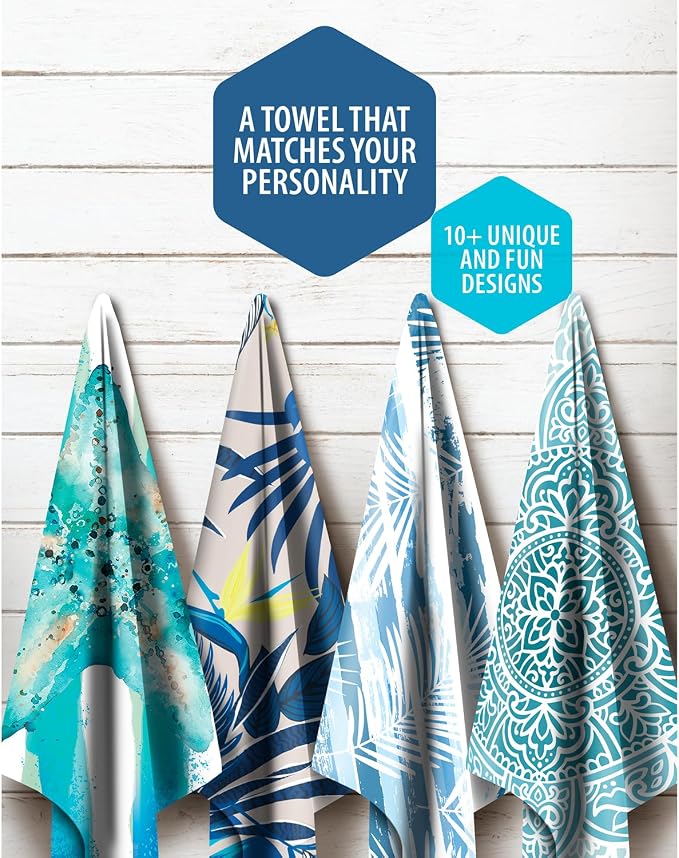 VENTURE 4TH Microfiber Beach Towel: Quick-Dry, Sandproof and Lightweight - Image 7