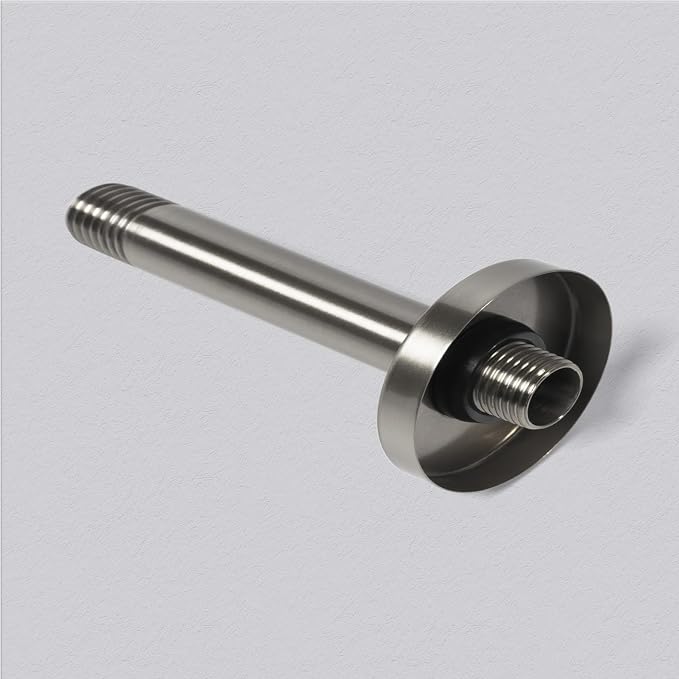 6 Inch Shower Arm with Flange, Ceiling Mounted Shower Head Extension Arm - Image 3