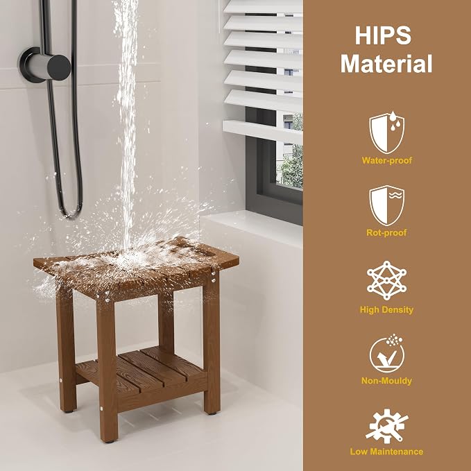 HIPS Shower Benches for Inside Shower, Shower Stool - Image 5