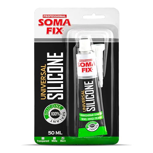 Silicone Caulk - Squeeze Tube Silicone Sealant by Somafix