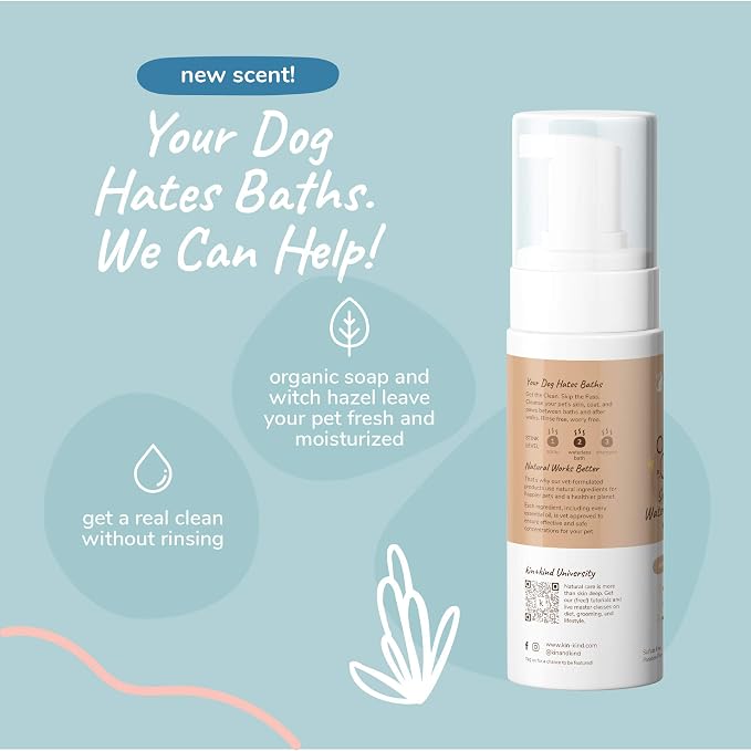 kin+kind Waterless Dry Shampoo for Dogs - Image 2