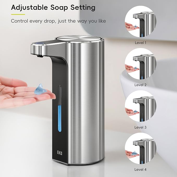 EKO Aroma Pro 13.5 fl oz Touchless Automatic Liquid Soap Dispenser, - Image 4