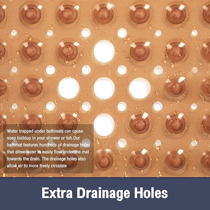 Square Shower Bathtub Mat Non Slip - Image 4